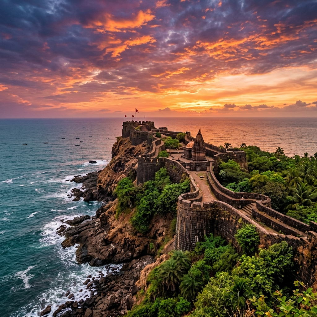 Fort in monsoon